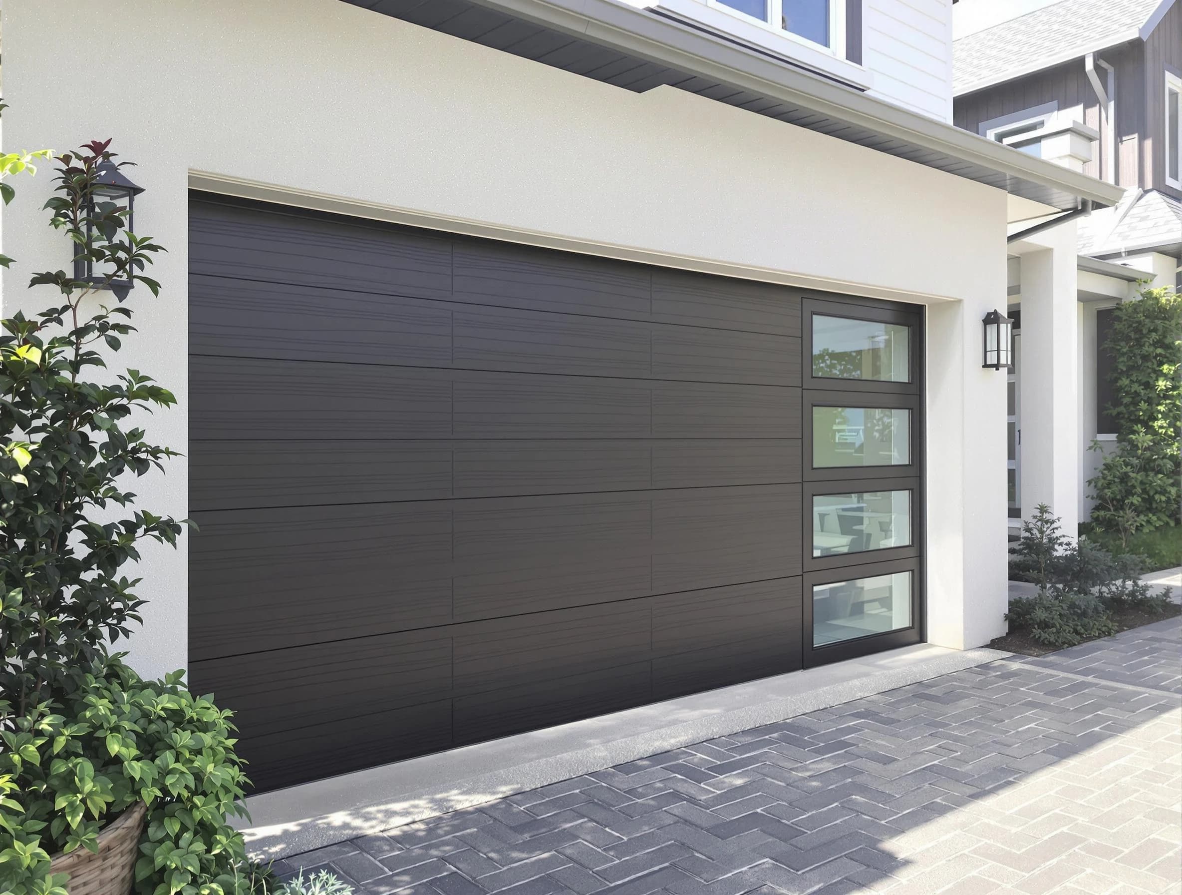 Custom garage door installation by Jupiter Garage Door Repair in Jupiter