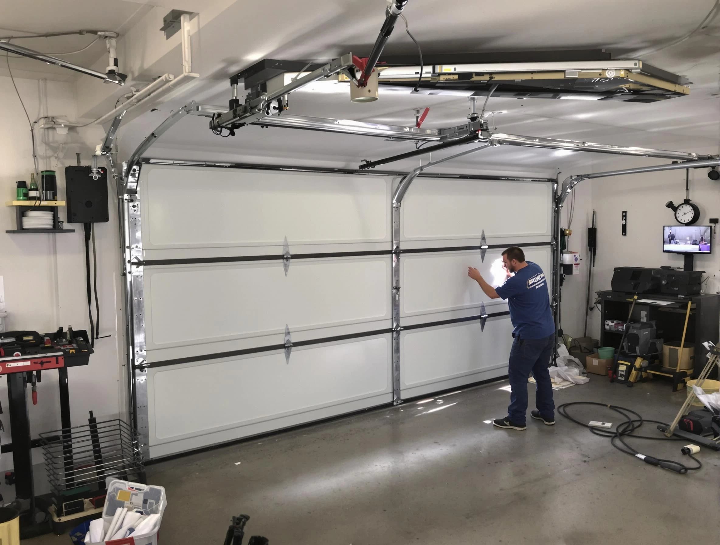 Professional garage door repair service by Jupiter Garage Door Repair in Jupiter